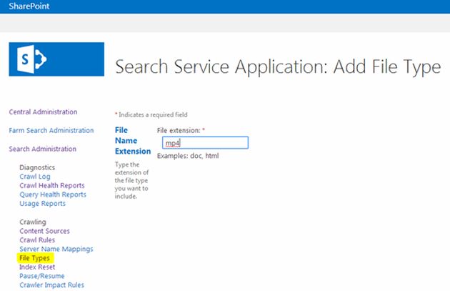 Search Service Application